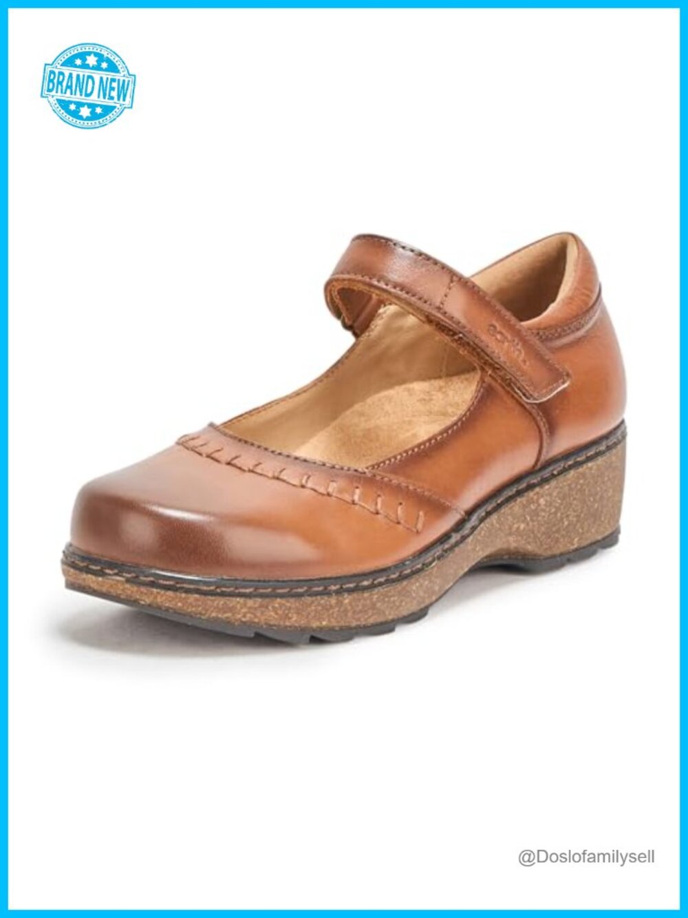 Cushioned Arch Support Hook and Loop Flats Casual Walking Shoes